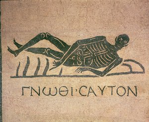 Reclining Skeleton with the Caption 